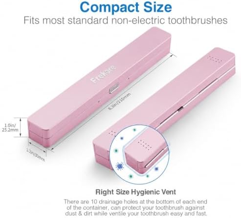 Frekare Toothbrush Travel Case Aluminum, Manual Tooth Brush Holder - Image 3