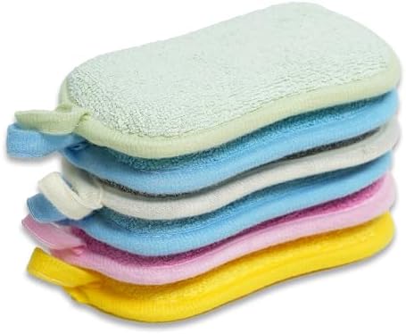 Dish Sponge Kitchen Sponges,Scrub Sponges,Double Sided Cleaning,Non Scratch,Ultra fine Fiber Wiping+Stainless Steel Wire to Remove Stubborn Stains,Durable Thickening (Large 6-Pack) by Unknown