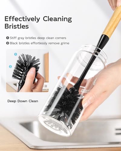 MR.SIGA Water Bottle Brush, Long Handle Bottle Brush for Sports Bottles - Image 4