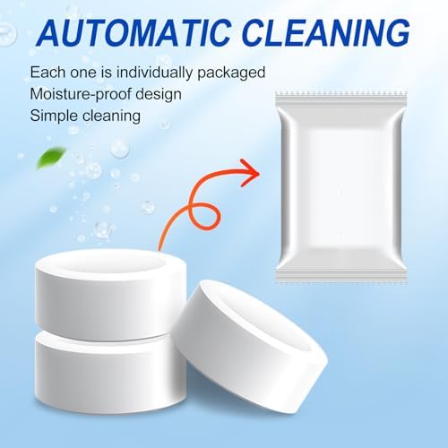 Automatic Toilet Bowl Cleaner Tablets - 50 Pack, Bleach Free, Descale & Deodorize, Septic-Safe, Continuous Cleaning with Fresh Scent, Drop-In Tank Cleaner for All Toilets get a fresher bathroom-GOOD - Image 6