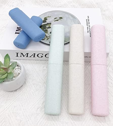 SietDESEO 4 Pack Toothbrush Travel Case, Portable Breathable Toothbrush Holder for Travel, Business, Camping, School - Image 6