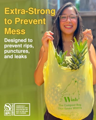 Small Compost Bags for Countertop Bin - Extra Strong Compostable 3 Gallon - Image 3