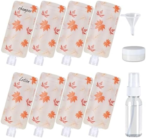 PACKISM 11 Pack Travel Pouches for Toiletries - 90ml 3 oz Liquid Container by Packism