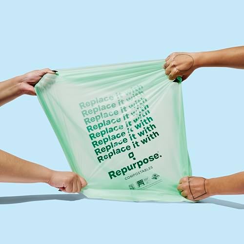 Repurpose 13 Gallon Compostable Kitchen Trash Bags, 75ct - Image 5