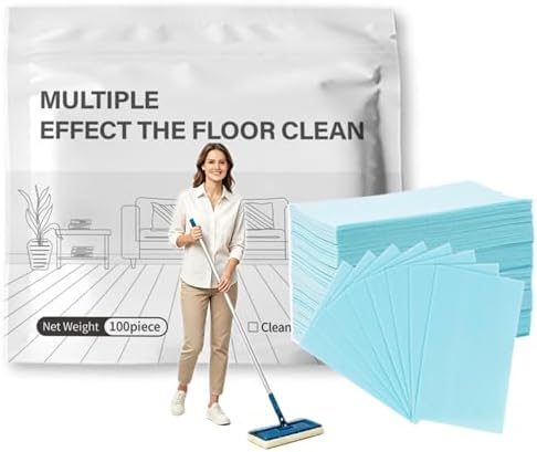 Floor Cleaning Tablets, Multi-Surface Cleaner Tabs for Hardwood, Tile, Vinyl & Marble, Deep Stain, Grease & Limescale Remover, Fresh Scents, 30/60/100 Counts by Unknown