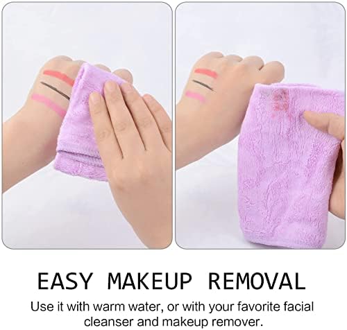 SINLAND Microfiber Facial Cloths Fast Drying Washcloth 12inch x 12inch Light purple 6 pack - Image 6