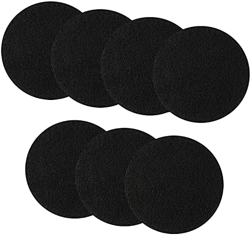 7 Pack Compost Bin Charcoal Filters Round Indoor Kitchen Compost Bucket Activated Charcoal Filters Replacements Sheets (6.7 Inch) by Unknown