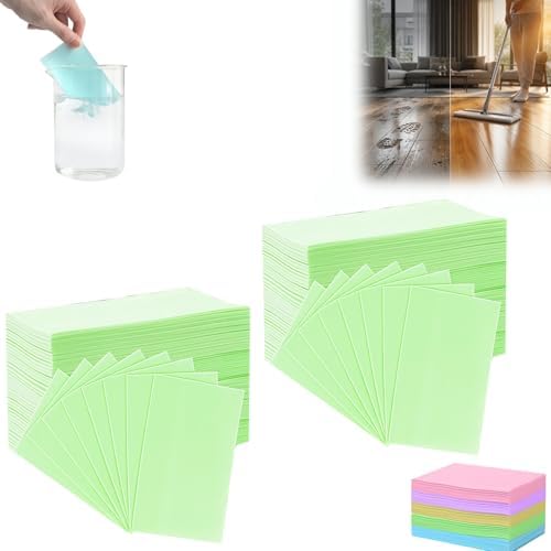 Variety of Scents Multiple Effect the Floor Cleans, 2026 Upgraded Floor Cleaning Solution Tablets, Dissolvable Pre-Measured Deep Cleaning Cleaning Solution (Green, 200Pcs) by Unknown