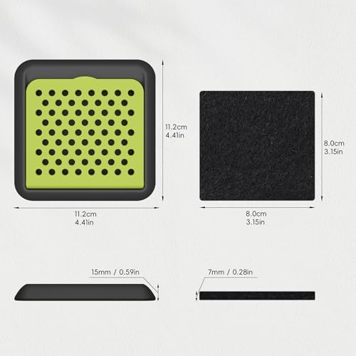 EKO Trash Can Deodorizer Filter Kit with Case, 2-Pack - Image 3