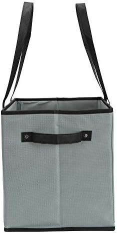 Foraineam Reusable Grocery Bags Set Durable Heavy Duty Tote Bag Collapsible Grocery Shopping Box Bag with Reinforced Bottom - Image 6
