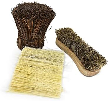 All-Natural Wooden Scrub Brush Set – 12 Pack | Heavy-Duty Palmyra Bristle Cleaning Brushes for Commercial and Industrial Use | Floor, Tile, Grout and Workshop Scrubber | Bulk Cleaning Supply - Image 4