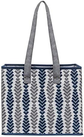 PLANET E Reusable Grocery Shopping Bags with Reinforced Bottoms: Colourful Collapsible Multipurpose Heavy Duty Daily Utility Bag (Pack of 3) - Image 6