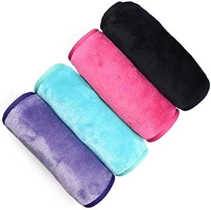 UWEME Makeup Remover Cloths 4 Pack: Reusable and Fast Dry Face Wash Cloth by UWEME