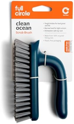Full Circle Clean Ocean Grout & Tile Scrub Brush, for Shower, Bathroom - Image 2