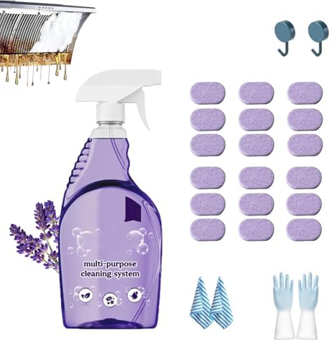 Clean Spray Cleaner for Ovens, Spray Oven Cleaner, Multi-Surface Cleaners with Concentrated Cleaning Tablets, Multi Purpose Cleaning for Ovens, for Kitchen,Bathroom by codimu