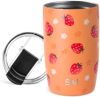 Simple Modern Travel Coffee Mug with Lid | 12oz | Strawberries by Unknown