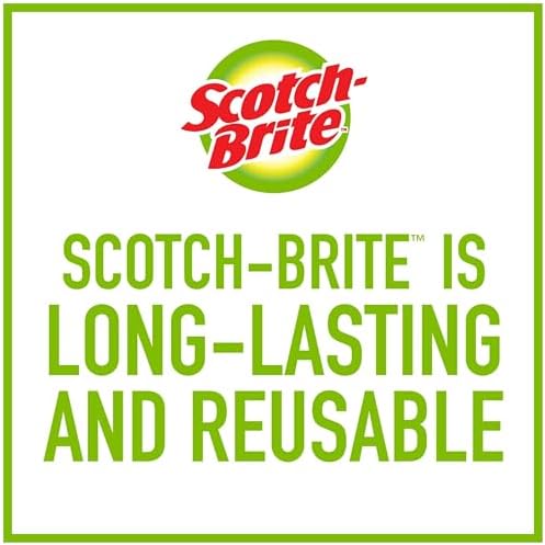 Scotch-Brite Non-Scratch Advanced Soap Control Dish Brush Refills, 3 Dish Scrub Brush Refills, Control Soap With A Button, Long Lasting & Reusable, Dish Scrubber Brush - Image 4