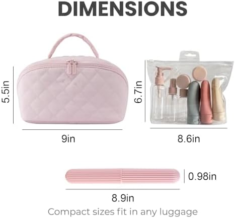 Ideal On Trips And Work - Large Travel Makeup Bag - Toothbrush Storage Box - Image 2