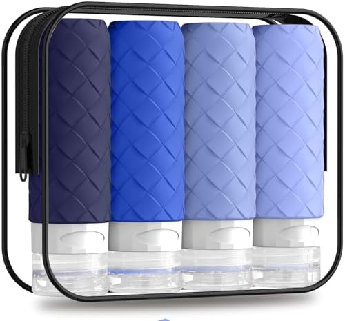 Silevoler Travel Bottles for Toiletries, TSA-Approved Travel Size Container by Silevoler