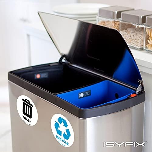 iSYFIX Recycle Sticker for Trash Can, 6 Pack, 5 inch - Image 4