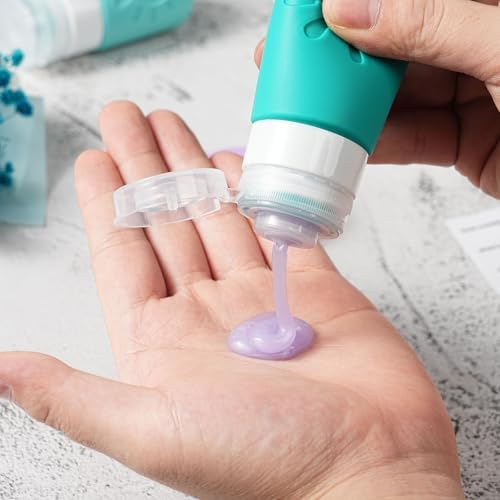Zafit 18 Pack travel Bottles for Toiletries, TSA Approved Silicone Travel Containers Leak Proof Refillable Travel Accessories for Shampoo Conditioner Lotion Body Wash(Multicolored H) - Image 6