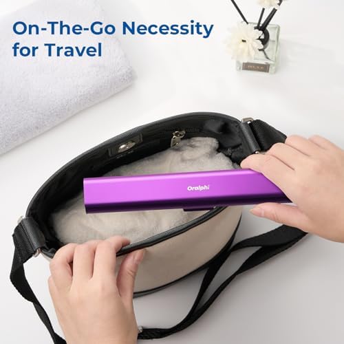 Aluminum Toothbrush Travel Case, Portable Travel Toothbrush Holder, Durable Manual Toothbrush Box Container for Traveling, Bathroom, Camping, Business Trip-Purple - Image 4