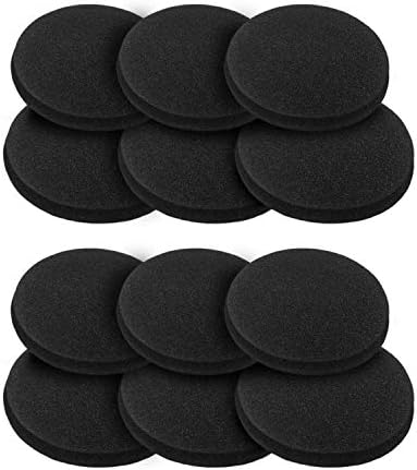 12 Pieces Activated Carbon Compost Bin Filters - 6.7 Inch Extra Thick Indoor Compost Bucket Filter Activated Charcoal Countertop Replacement Bin Filters, Round by BRENSTEN