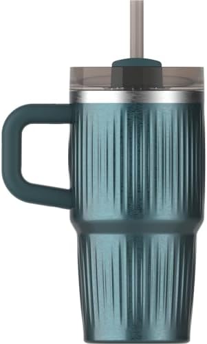 STANLEY Quencher H2.0 Tumbler with Handle and Straw 20 oz | Flowstate 3-Position Lid | Cup Holder Compatible for Travel | Insulated Stainless Steel Cup | BPA-Free | Fluted Marina Shine - Image 3