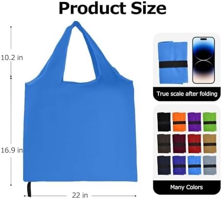Foldable Shopping Bag, Reusable Grocery Bag Holder, Tote Bags - Image 3
