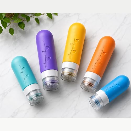 Aeomni 19pack TSA Approved Travel Bottles for Toiletries - Silicone travel size Containers, Leak Proof Size Toiletries, Refillable Shampoo and Conditioner Bottles, Travel Essentials - Image 4