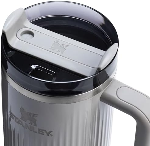 STANLEY Quencher H2.0 Tumbler with Handle and Straw 40 oz | Flowstate 3-Position Lid | Cup Holder Compatible for Travel | Insulated Stainless Steel Cup | BPA-Free | Fluted Ash Gloss - Image 2
