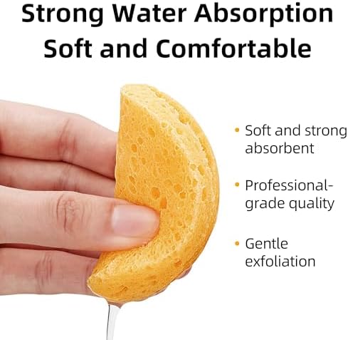 120-Count Compressed Facial sponges for Daily Facial Cleaning - Image 5