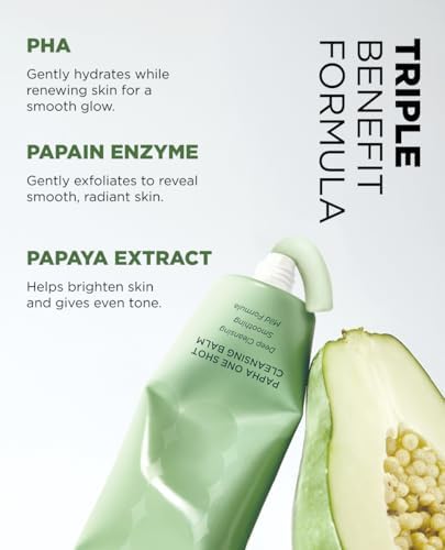 EITHER& PAPHA One-Shot Cleansing Balm, Makeup Remover, Oil Cleanser - Image 4