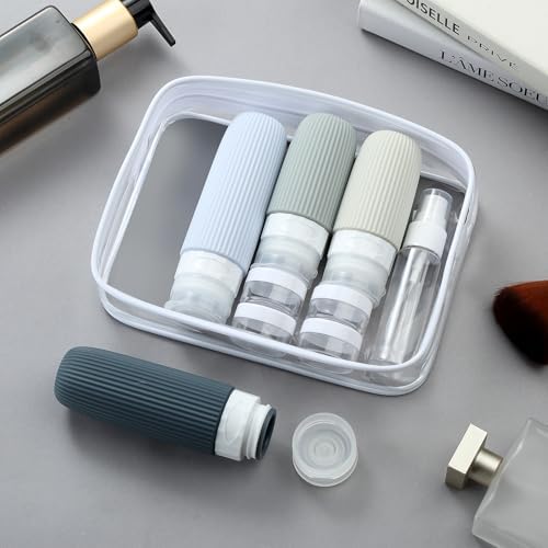 Mrsdry 16 Pack Travel Bottles Set, TSA Approved Leak Proof Silicone Squeezable Containers for Toiletries, Refillable Travel Accessories for Conditioner, Shampoo, Lotion & Body Wash Accessories - Image 6