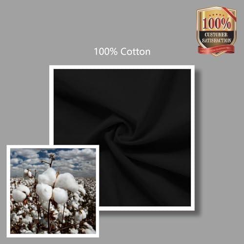 TOPDesign 10-Pack Economical 11.8"x13" Black Cotton Tote Bag, 5oz Lightweight Fabric, Small Reusable Grocery Shopping Cloth Bags, DIY Your Creative Designs - Image 7