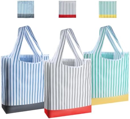 TOGETRUE Reusable Grocery Bags, Foldable Shopping Bag, Bulk Packable Tote by TOGETRUEHOME