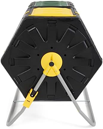 Miracle-Gro Dual Chamber Compost Tumbler – Easy-Turn, Heavy-Duty Outdoor Bin Composter with 2 Sliding Doors (2x18.5 Gal/70L - Image 4