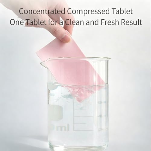 FZYLQY Floor Cleaner Tablets for Mopping Concentrated Floor Cleaning Sheets Dissolvable Multi Surface Floors Care Sheets for Sealed Hard Floor Tile Vinyl Laminate Kitchen Bathroom (Pink, 30 Piece) - Image 3