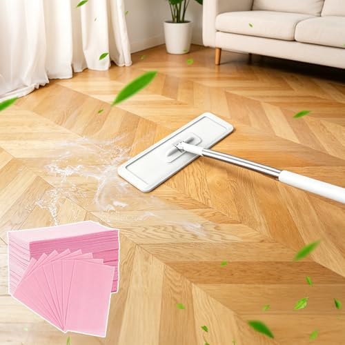 Floor Cleaning Tablets, Multi-Surface Cleaner for Ceramic Tiles, Wood, and Marble Floors, with Fragrance Retention, 100 Count (100pcs, Pink) - Image 3