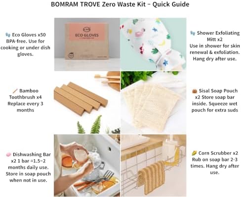 Korean Eco Cleaning Starter Kit, 13-Piece 6- in- 1 Gift Set - Image 3