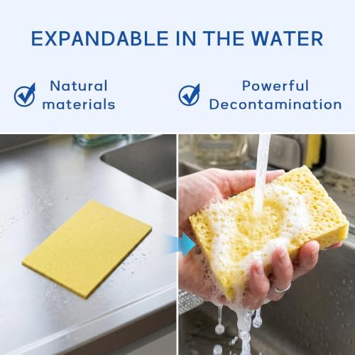 ARCLIBER 6 Pack Thick Cellulose Scrub Sponges Non-Scratch Kitchen - Image 7