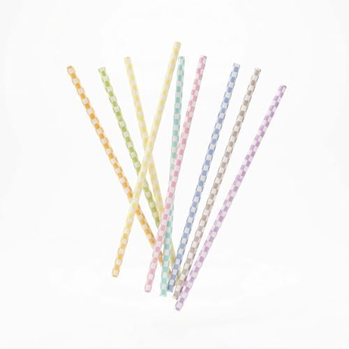 24-Pack, Reusable Straws - Daydream, Plastic Straws Reusable, BPA Free, Dishwasher Safe, Multicolor, Replacement for Tumblers, Fits 20oz 30oz 40oz - Image 7