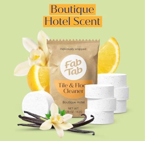 Fab Tab Floor Cleaner Tablets - Streak-Free Mop Solution for Tile, 40 Count - Image 6