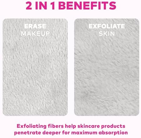 The Original MakeUp Eraser 7-Day Set, Erase All Makeup with Just Water, Including Waterproof Mascara, Eyeliner, Foundation, Lipstick, Sunscreen, and More! Cool Gal Neutrals, 7ct. - Image 6