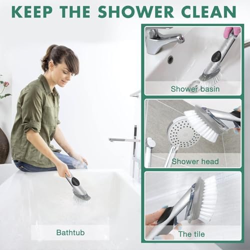 Soap Dispensing Dish Brush Refills, 6 Pack Dish Brush Replacement Head - Image 5