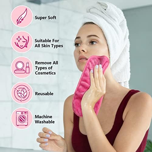 Orighty Makeup Remover Cloths Pack of 4, 15.5 x 7.5 Inch - Image 4