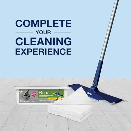 Bona® Disposable Wet Cleaning Pads for Hard-Surface Floors, Lemon Mint Scent 12 Count (Pack of 2) - Image 5