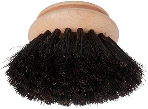 Redecker Dish Brush Replacement Head, Horsehair, 2 Inch Round – Soft Wooden Brush Head for Glassware & Delicate Surfaces, Made in Germany - Image 2