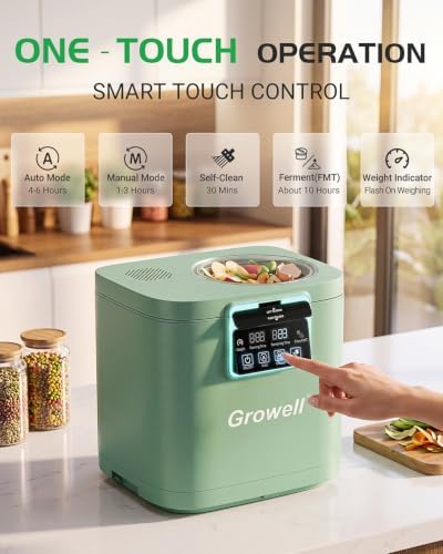 Growell 4L Electric Composter, Countertop Food Waste Machine,Compost Bin - Image 2