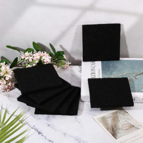 16Pcs Activated Charcoal Purifying Deodorizer for Trash Cans Universal Stick-on Rectangle Odor Absorbing Filters for Compost Buckets Countertop Recycle Bins Home Kitchen Accessories - Image 5